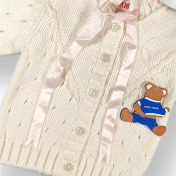 GiltKnits Cream  Knitted Long Sleeve Sweater - Picture 2 of 5